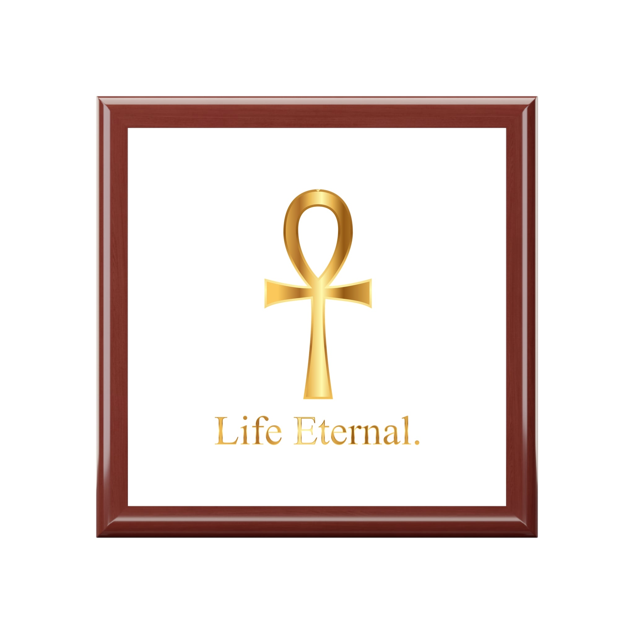 Elegant Box with Ankh Design - Life Eternal