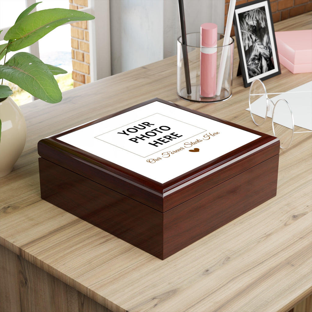 Personalized Box with Custom Photo Design - Perfect Gift for Weddings, Anniversaries, and Special Occasions