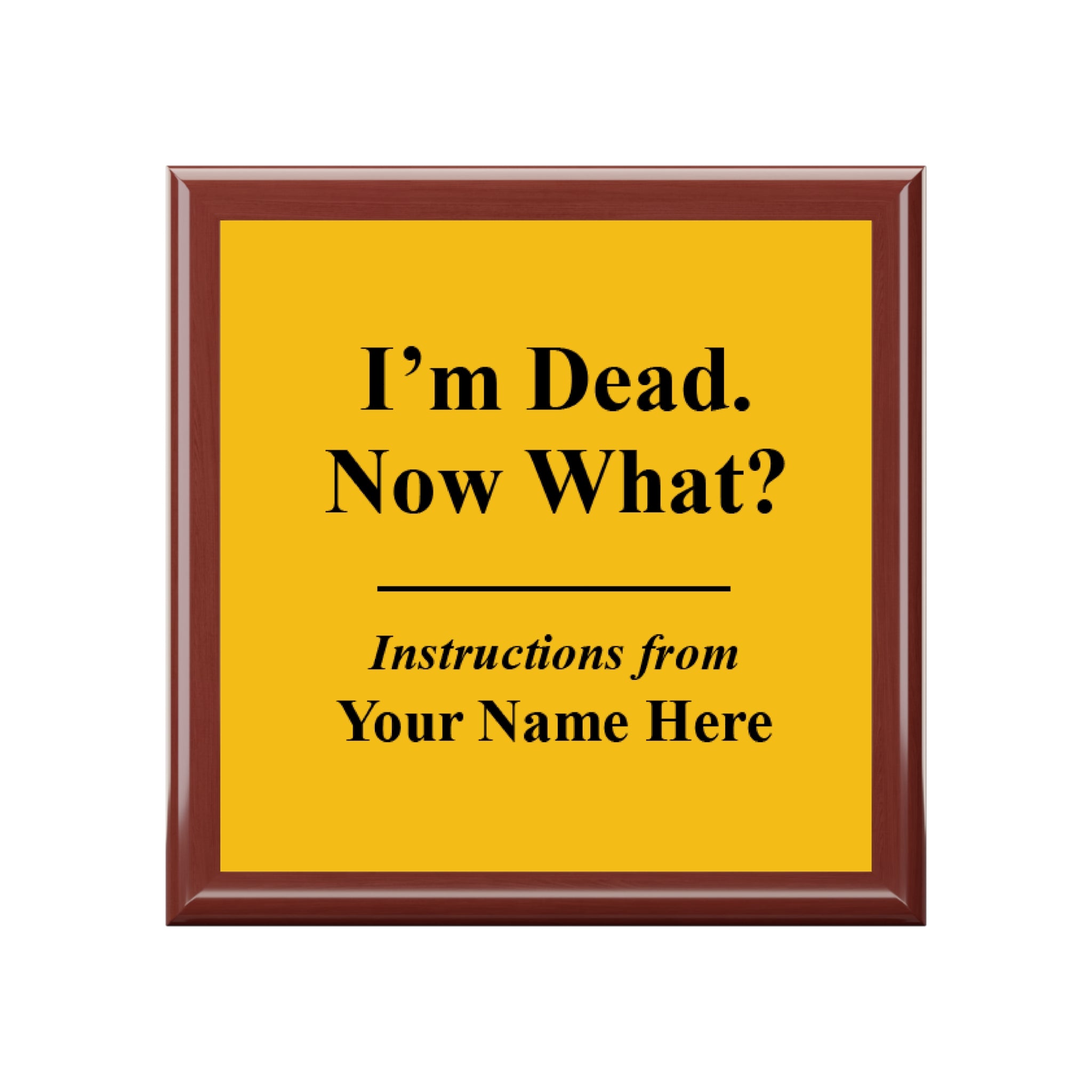 Personalized Humor Box with Instructions – Perfect Gift for Loved Ones