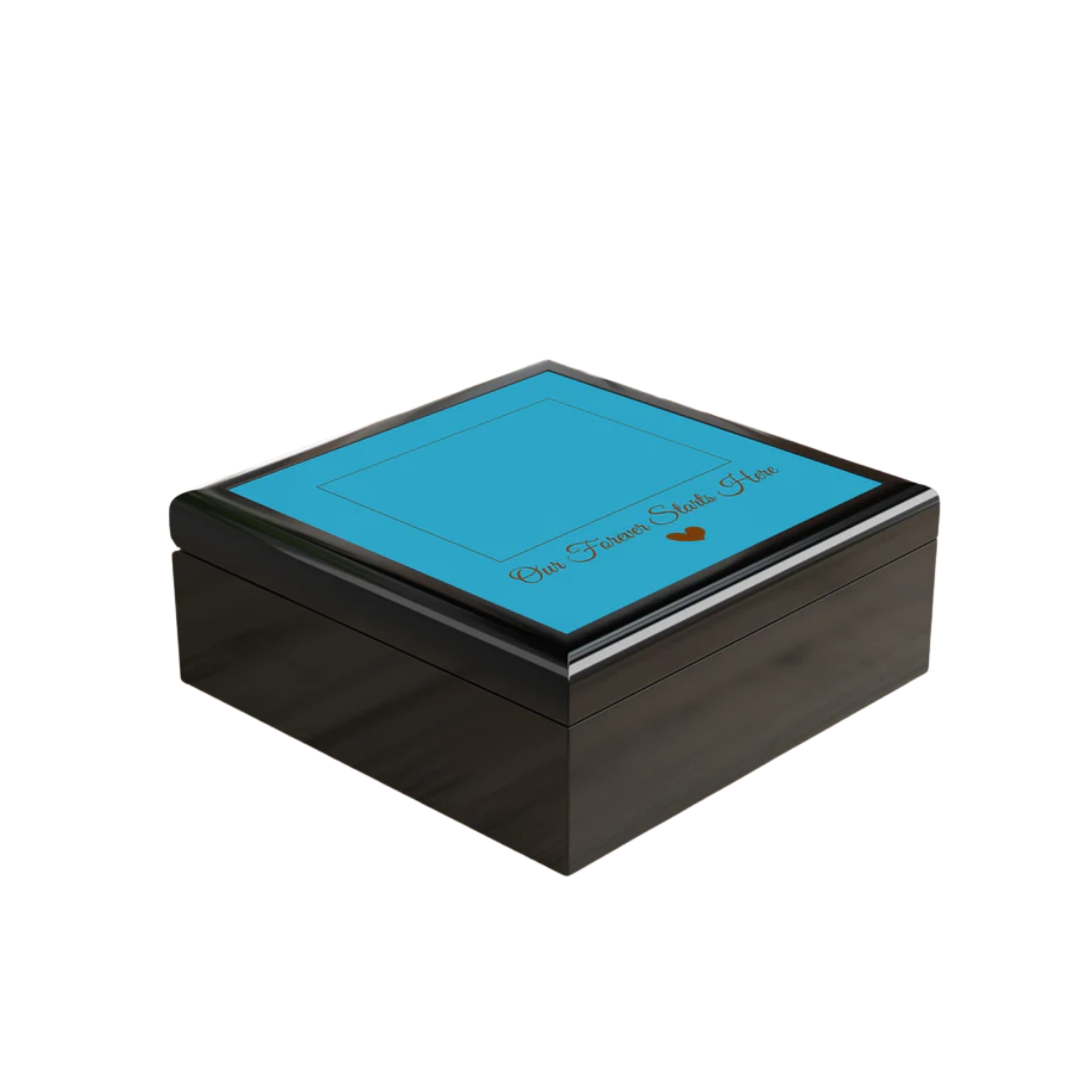 Personalized Box with Heart & Custom Text